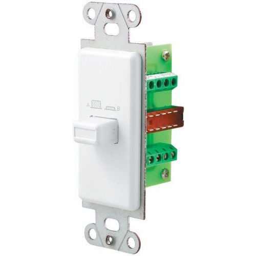 Pro-Wire IW-101 Source/Speaker Push Button Switch - White
