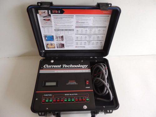 CURRENT TECHNOLOGY DTS-2 SUPPRESION FILTER SYSTEM MONITORING DIAGNOSTIC TESTER