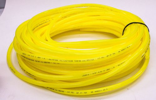 Legris polyether polyurethane tubing 100 ft x  3/8&#034; od x  0..25&#034; id yellow for sale