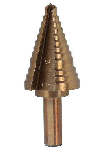 Bully hog st-381 cobalt step drill bit with free surprise tool! for sale