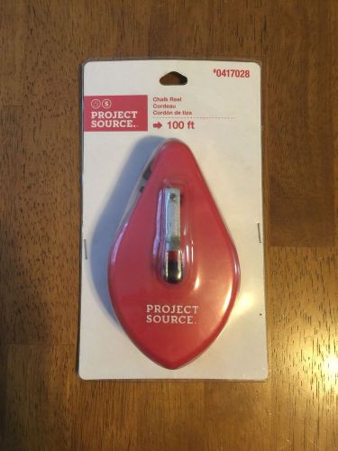 Project Source Brand 100 Foot Chalk Reel Brand New! Free Shipping!