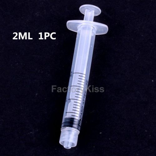 20 x disposable plastic 2 ml injector syringe no needle for lab measuring hpp for sale