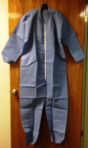 CASE/25 COVERALLS. SIZE LARGE ZIP FRONT. BARRIER. PPE.OVERSTOCK NEW IN BOX.