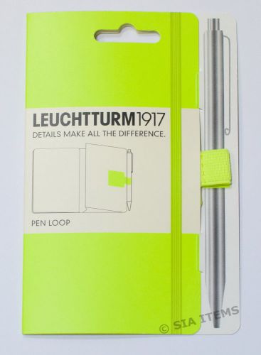 Leuchtturm 1917 Pen Loop Neon Yellow self-adhesive
