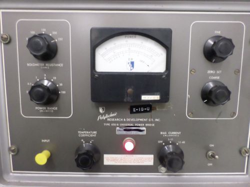Vintage polytechnic research and devco inc type 650-b universal power bridge for sale