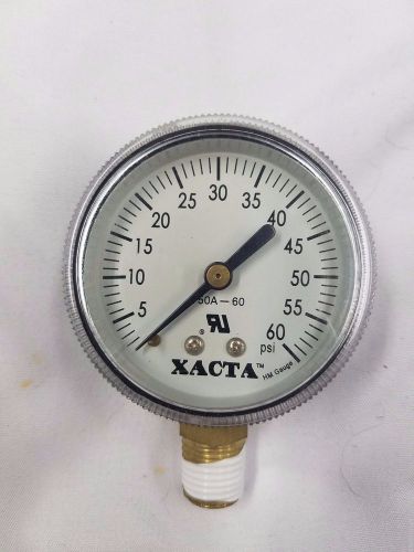 CO2 Pressure Replacement Guage - Xacta Pressure - Gauge 60 psi - Brand New