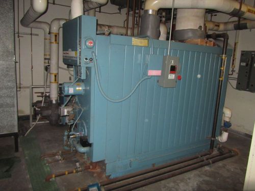 Lot 2 each 1991 cleaver brooks gas fired package boiler m4w-4000 series 700 mg for sale