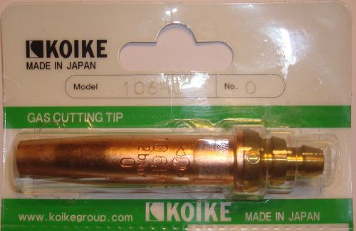 Koike japan 106hc # 0 cutting tip for propane, butane, lpg natural gases nozzle for sale