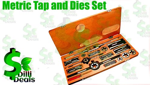 TAP &amp; DIE SET 1/16 TO 1/4 BRITISH STANDARD WHITWORTH- BOXED COMPLETE BSW @USA