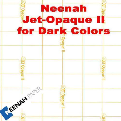 Neenah Jet Opaque II Heat Transfer Paper 8.5 x 11   525 Sheets