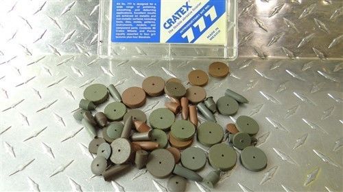 NEW ! LOT OF RUBBERIZED CRATEX WHEELS &amp; POINTS # 2 TO # 86