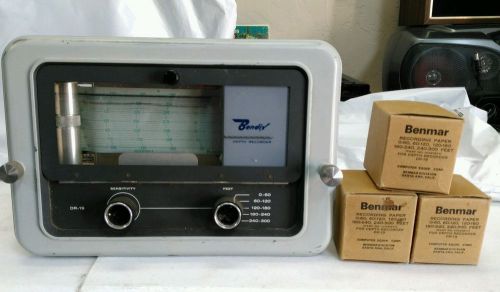 BENDIX DEPTH RECORDER WITH 3 ROLLS OF RECORDING PAPER UNTESTED