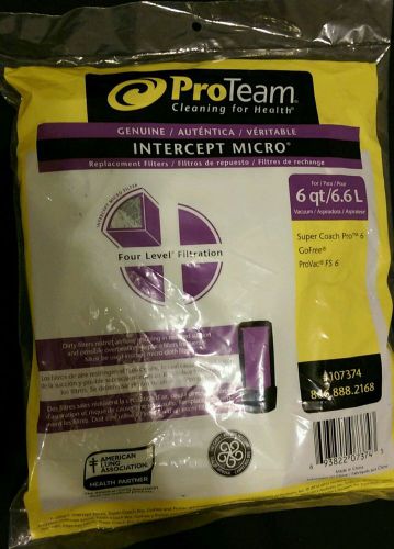 ProTeam Intercept Micro Vacuum Filter Bags (2) - 10 Packs = 20 bags 107374