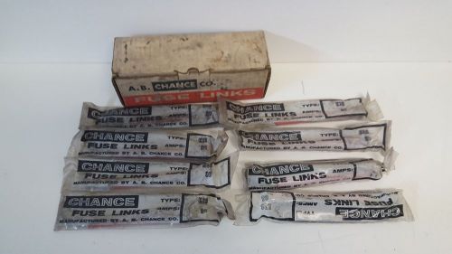 BOX OF (8) NEW OLD STOCK! CHANCE FUSE LINKS K26