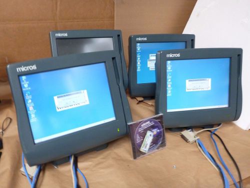 LOT OF 3/4 MICROS WORKSTATION 4 SYSTEM UNITS w/ WINDOWS 2K RECOVERY  / RESTORE