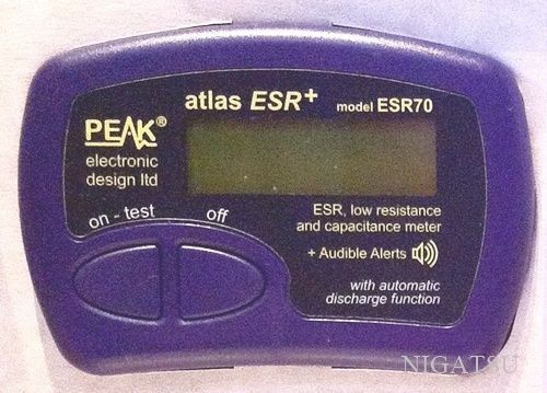 NEW Peak ESR70 Atlas ESR PLUS Capacitor Analyser with audible alerts from JAPAN