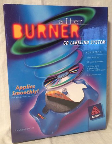 Avery AfterBurner CD/DVD Labeling System FACTORY SEALED +Free Shipping!