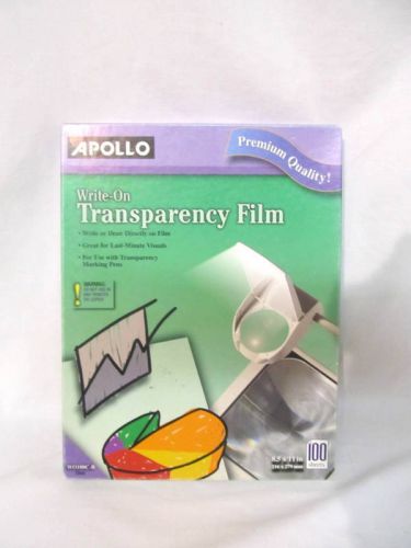 Write On Transparency Film Clear Transparent Sheets Open Box of 100 Nearly Full