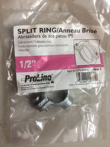 Lot of 20) nib 1/2 in, malleable galvanized iron split ring hanger (p658w) for sale