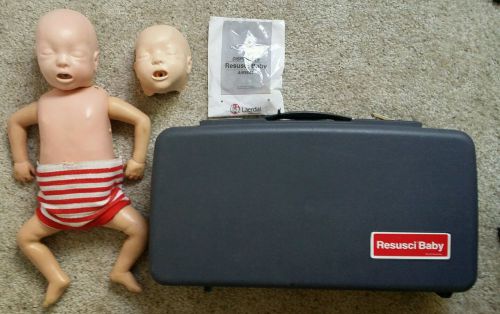 CPR Mannequin Resusci Baby Laerdal manikin w hard case