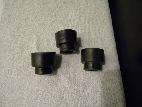 Lot of 3 ---- socket fusion reducing coupling 1-1/4&#034; ips x 3/4&#034; ips  black for sale