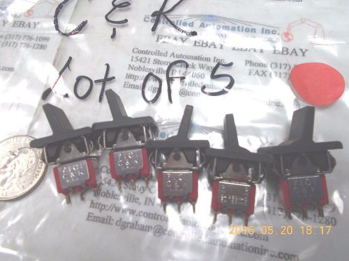 C&amp;K 7101 Switch, Lever Handle, Lot of 5