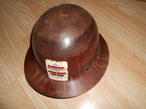 Vtg msa skullgard full brim hard hat rodbusters iron workers for sale