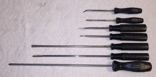 SNAP ON ELECTRONIC THIN BLADE ELECTRONIC SCREWDRIVERS, 7 INCLUDED IN AUCTION