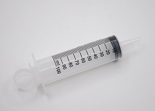 Karlling 100ML Large Big Plastic Hydroponics Nutrient Measuring Syringe New