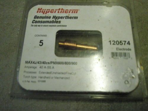 Hypertherm 120574 Electrode  5 New Unused in Package