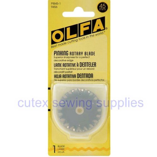 Olfa rotary cutter 45mm pinking refill blade for sale