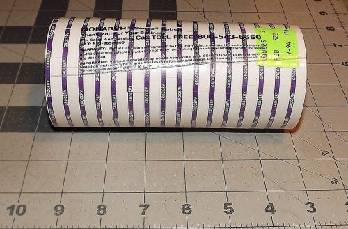 MONARCH SENSO LABELS - 16 ROLLS - white &amp; purple marked GROCERY