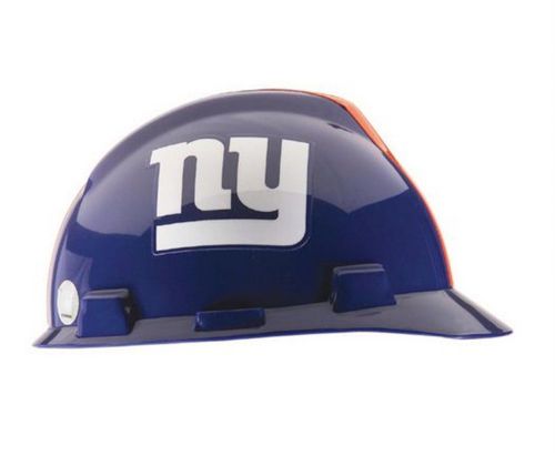 Safety works standard size new york giants nfl hard hat 818434 for sale