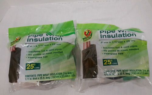 New Lot of Two Duck fiberglass free pipe wrap insulation