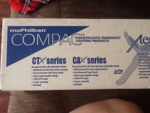 mcPhilben Compac Thermoplastic Emergency Lighting CAXR6L24W6
