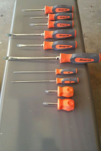 Snap on screwdriver set --10 pieces for sale
