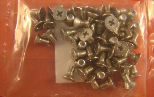 Stainless steel philips flat machine screws, 10- 32 x 3/8&#034;, qty. 500, /gd4/ rl for sale