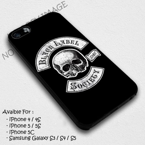 582 Black Label Society Design Case Iphone 4/4S, 5/5S, 6/6 plus, 6/6S plus, S4