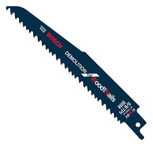 Bosch rdn6v 25p 6-inch 5/8t demolition reciprocating saw blades - 25 pack for sale