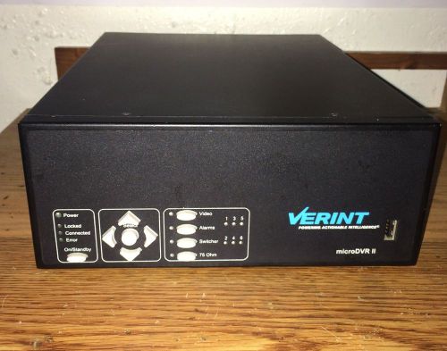 Verint MicroDVR II 250GB 6 Channel CCTV DVR