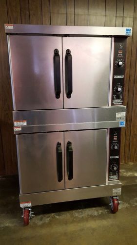 Hobart double stack gas convection oven on casters...&#034;NEW&#034;