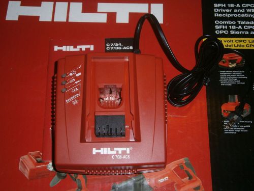 Hilti  7/36, acs 110v- 115v  charger for 36v battery brand new for sale