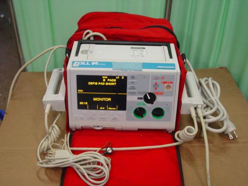 ZOLL M Biphasic 3 Lead ECG Pacing  includes paddles       667