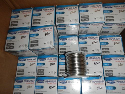 Worthington 331756 3lb lot premium silver lead free plumbing solder 3-1lb spools for sale