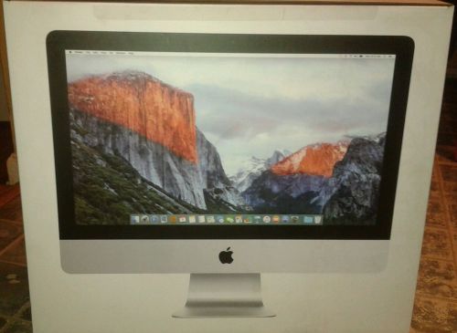 Apple IMac 21.5 Model A1418 Shipping Box &amp; Styrofoam  (Box Only, No Computer)