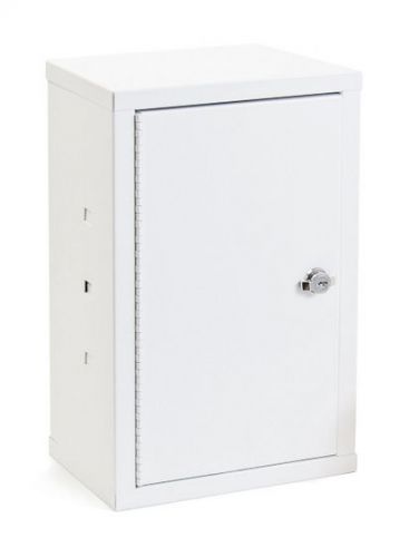 Geneva Medical Storage Cabinet Single Security Lock 2 Keys, White #414304