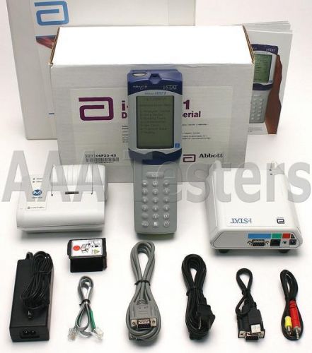 Abaxis abbott vetscan i-stat 1 300a handheld portable clinical analyzer istat300 for sale