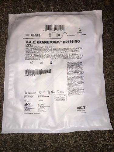 KCI V.A.C. GranuFoam Dressing (SMALL). Featuring SENSAT.R.A.C Technology