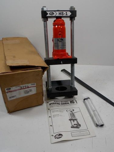 NEW IN BOX GATES HS-1 HAND SWAGER HOSE CRIMPER HYDRAULIC THERMOPLASTIC COUPLINGS