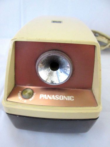 Panasonic KP-8A Point-O-Matic Electric Pencil Sharpener made Japan- works great!
